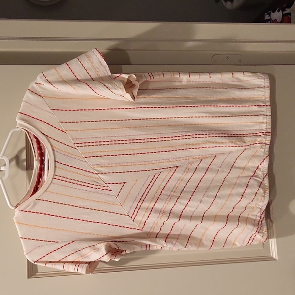 Anthropologie Dolan Left Coast Collection Striped Tee Women’s size L - Picture 1 of 3